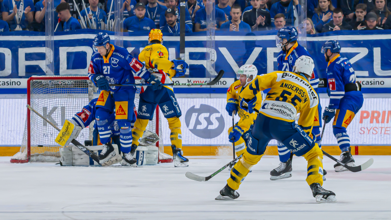 Ist das die Vorentscheidung? Davos dem&uuml;tigt EV Zug und hat 3 Matchpucks
