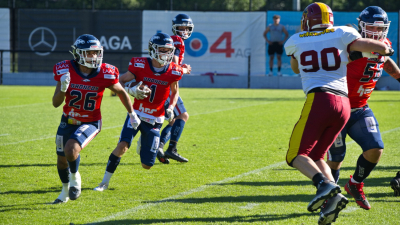 Halbfinalbegegnung zwischen den Broncos und den Warriors