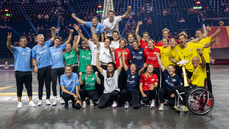 Sport, Spiel &amp; Spass am Super10Kampf der Sporthilfe