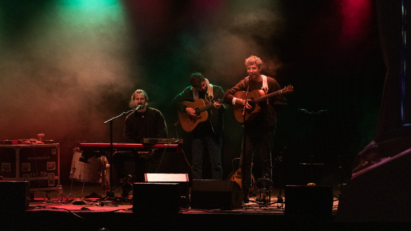 Eingepackt und eingelullt am Konzert von Amistat