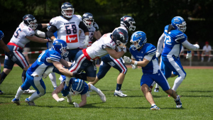 Calanda Broncos dem&uuml;tigen Renegades, bis das Gewitter kommt