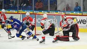 Gef&auml;hrliches Spiel des EHC Visp