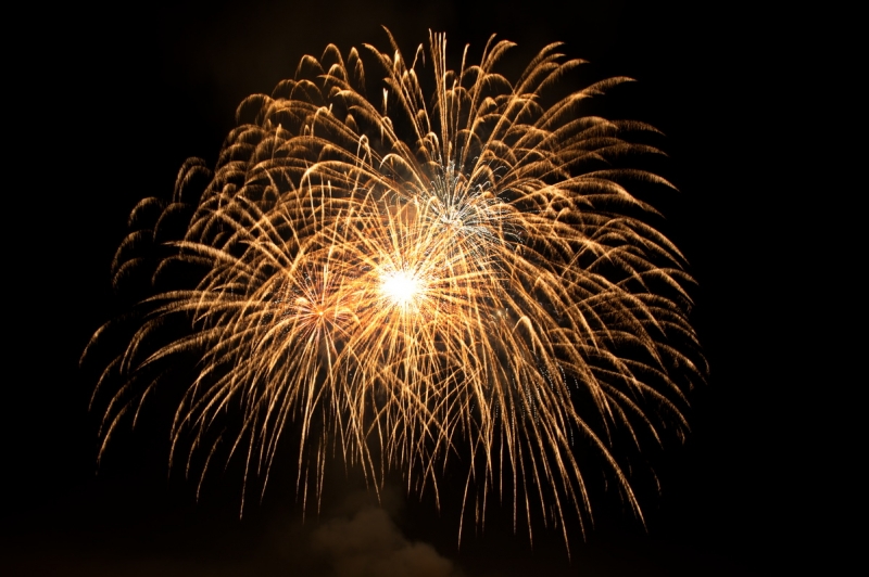 1. August Feuerwerk Wangen