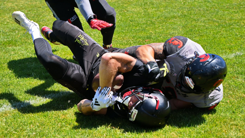 Halbfinalspiel NLC zwischen den Spartans und den Knights