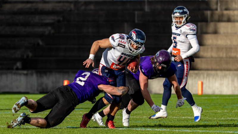 Die Broncos siegen knapp in Basel